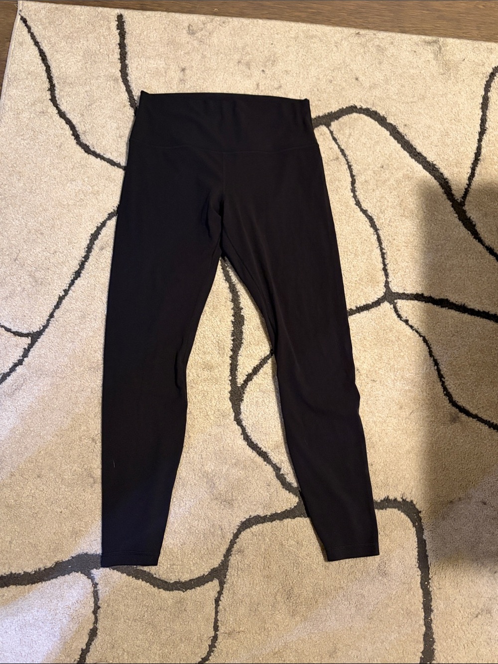 lululemon align high rise 28“ black performance leggings size 16